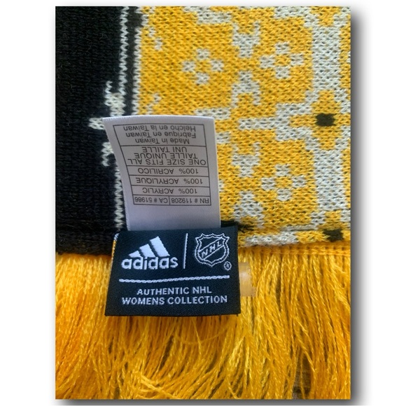 ๐๐ง Adidas Pittsburgh Penguins Scarf Ladies Reversible - Picture 4 of 9